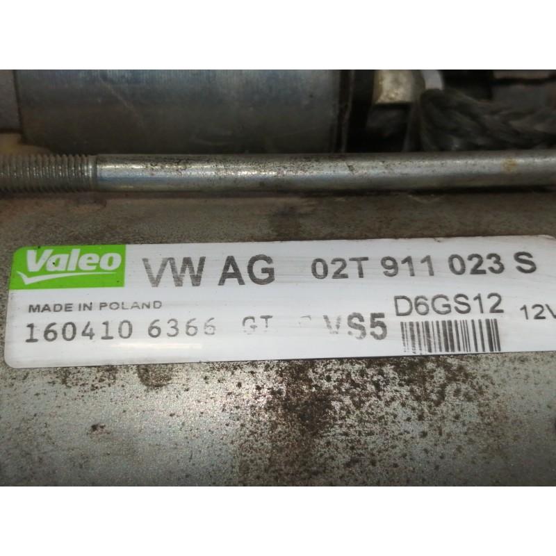 Recambio de motor arranque para seat ibiza (6j5) stylance / style referencia OEM IAM 02T911023S  