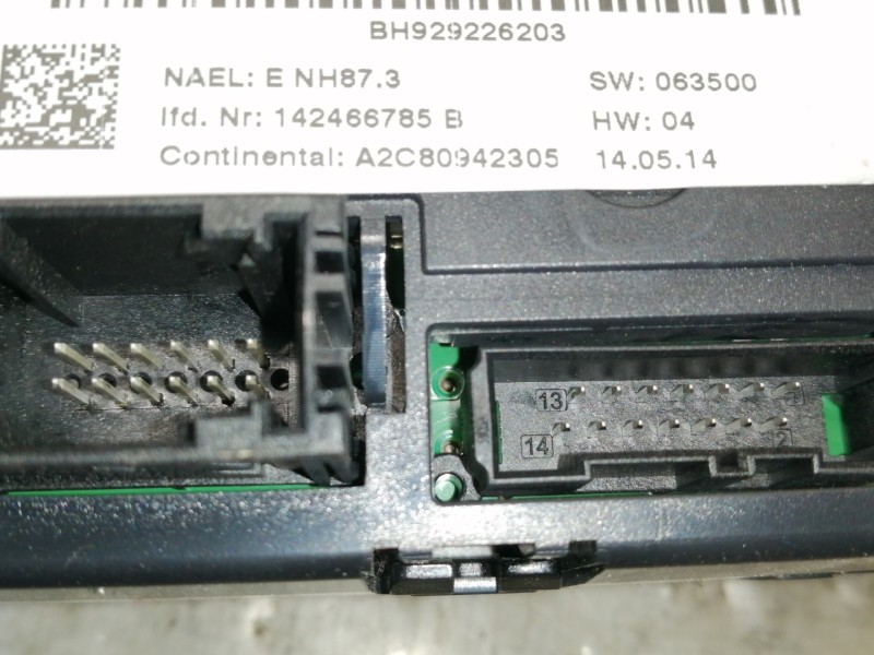 Recambio de mando calefaccion / aire acondicionado para bmw x1 (e84) xdrive 18d referencia OEM IAM A2C80942305 BH929226203 64119