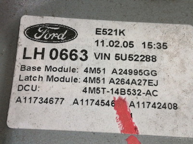 Recambio de elevalunas trasero izquierdo para ford focus sportbreak (cap) ghia referencia OEM IAM 4M51A24995  