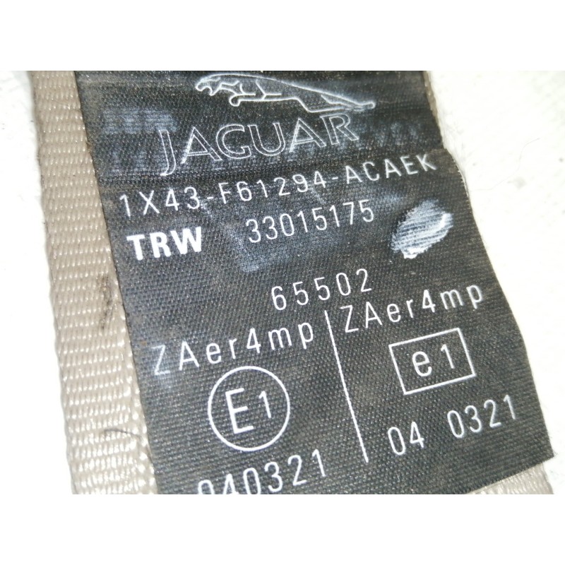 Recambio de cinturon seguridad delantero derecho para jaguar xj6/12 referencia OEM IAM 1X43F61294 33015175 