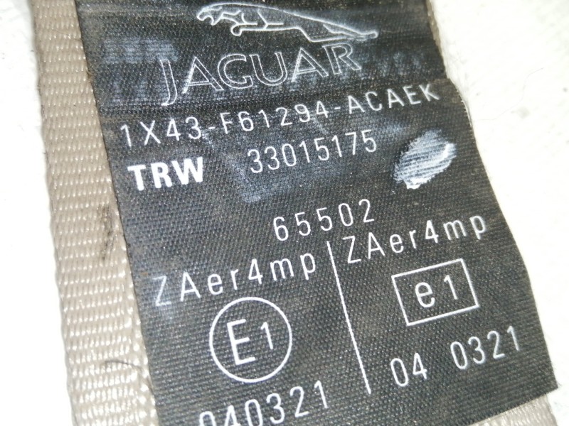 Recambio de cinturon seguridad delantero derecho para jaguar xj6/12 referencia OEM IAM 1X43F61294 33015175 
