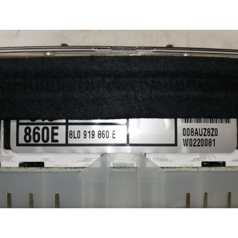 Recambio de cuadro instrumentos para audi a3 (8l) 1.8 ambiente referencia OEM IAM 8L0919860E 008AUZ8Z0 W0220081