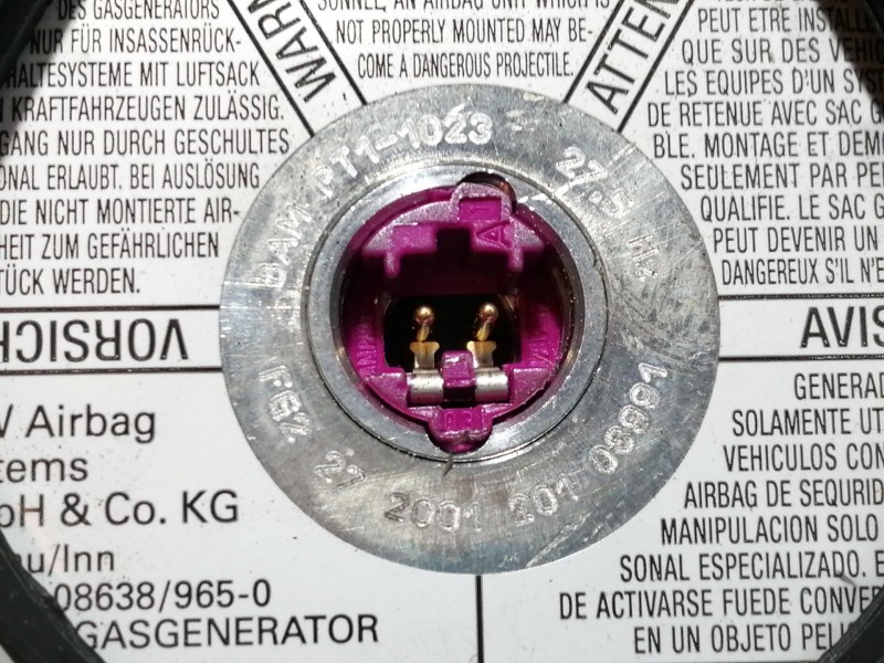 Recambio de airbag delantero izquierdo para audi a2 (8z) 1.4 style referencia OEM IAM 8E0880201L  