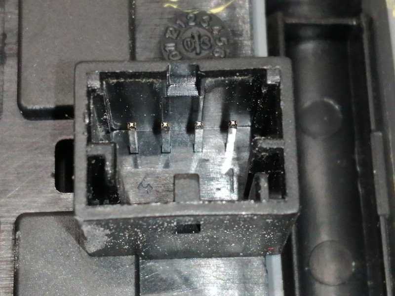 Recambio de mando elevalunas delantero izquierdo para volkswagen polo (9n1) trendline referencia OEM IAM 6Q1867171F 6Q0959859 