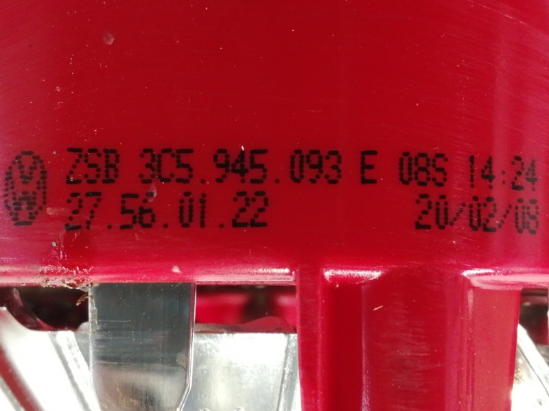 Recambio de piloto trasero izquierdo interior para volkswagen passat berlina (3c2) advance referencia OEM IAM 3C5945093E 2756012