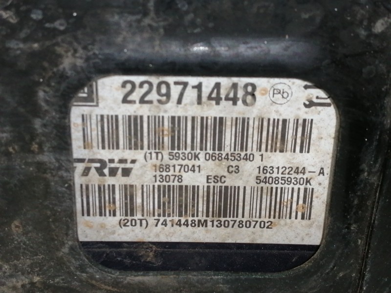 Recambio de abs para opel insignia sports tourer sport referencia OEM IAM 22971448  