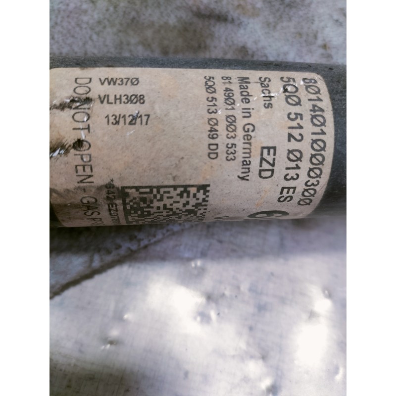 Recambio de amortiguador trasero derecho para seat leon (5f1) reference referencia OEM IAM 5Q0513049DD 801401000300 814901003533