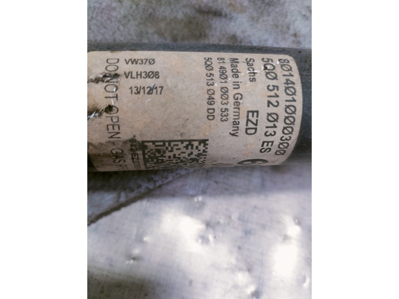 Recambio de amortiguador trasero derecho para seat leon (5f1) reference referencia OEM IAM 5Q0513049DD 801401000300 814901003533