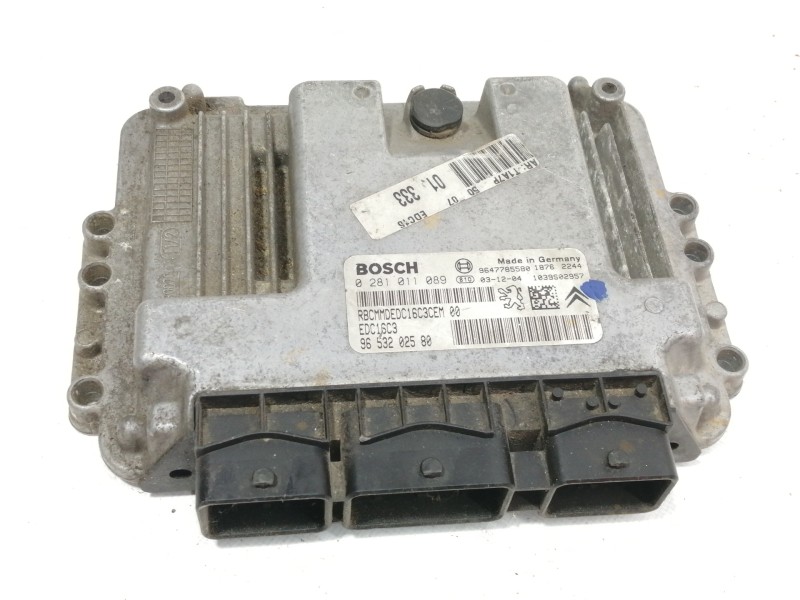Recambio de centralita motor uce para peugeot 206 berlina x-line referencia OEM IAM 0281011089 9653202580 9647785580
