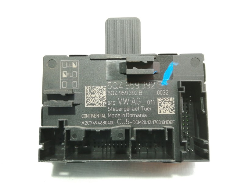 Recambio de centralita cierre para seat leon (5f1) reference referencia OEM IAM 5Q4959392E 5Q4959392B 