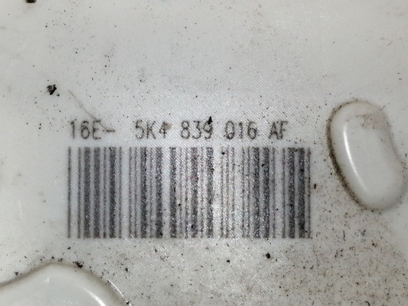Recambio de cerradura puerta trasera derecha para seat leon (5f1) reference referencia OEM IAM 5K4839016AF 16E5K4839016AF 