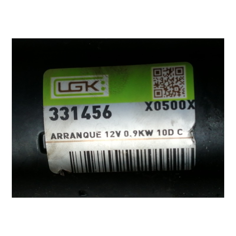 Recambio de motor arranque para audi a2 (8z) 1.4 style referencia OEM IAM X0500X 331456 