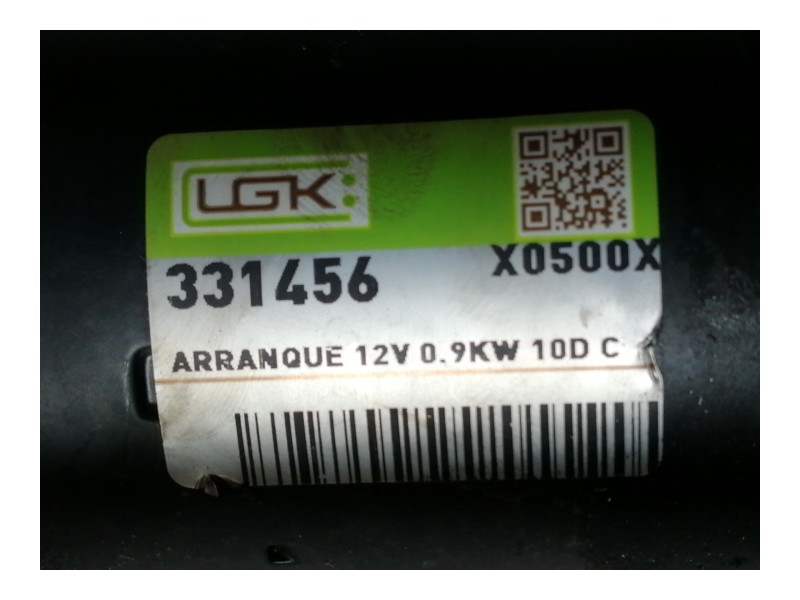 Recambio de motor arranque para audi a2 (8z) 1.4 style referencia OEM IAM X0500X 331456 