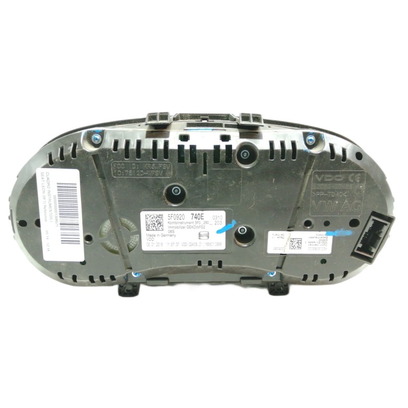 Recambio de cuadro instrumentos para seat leon (5f1) reference referencia OEM IAM 5F0920740E 5F0920740 A2C53427456A / A2C1236200