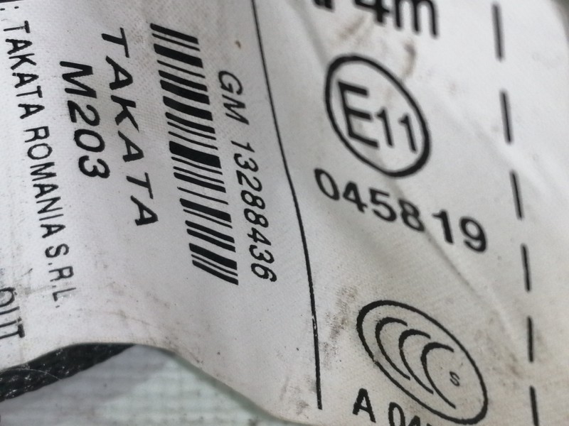 Recambio de cinturon seguridad trasero izquierdo para opel insignia sports tourer sport referencia OEM IAM 13288436  