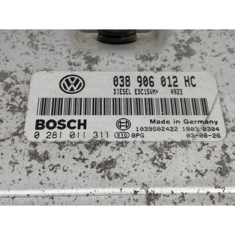 Recambio de centralita motor uce para skoda octavia berlina (1u2) ambiente referencia OEM IAM 038906012HC  