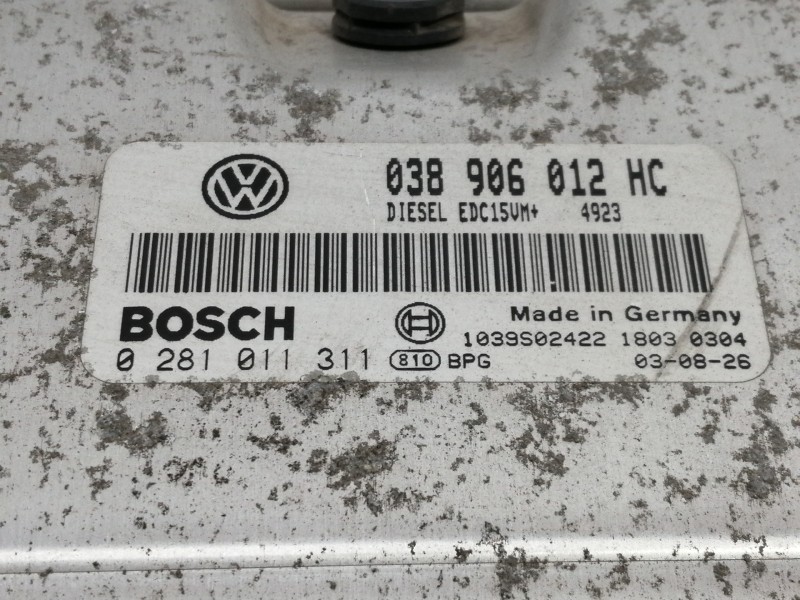 Recambio de centralita motor uce para skoda octavia berlina (1u2) ambiente referencia OEM IAM 038906012HC  