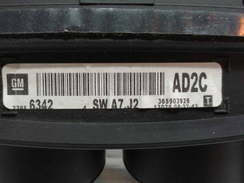 Recambio de cuadro instrumentos para opel insignia sports tourer sport referencia OEM IAM 365903926  