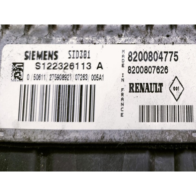 Recambio de centralita motor uce para renault scenic ii authentique referencia OEM IAM S122326113A 8200804775 8200807626