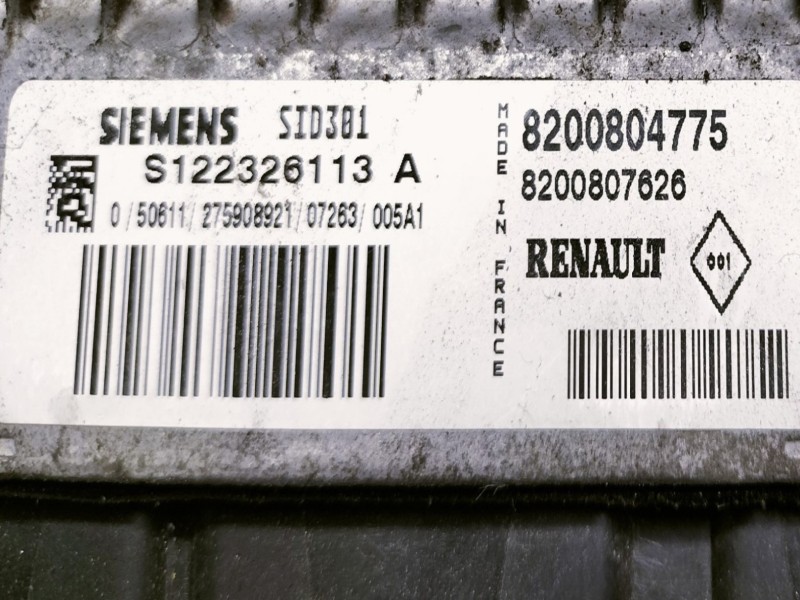 Recambio de centralita motor uce para renault scenic ii authentique referencia OEM IAM S122326113A 8200804775 8200807626