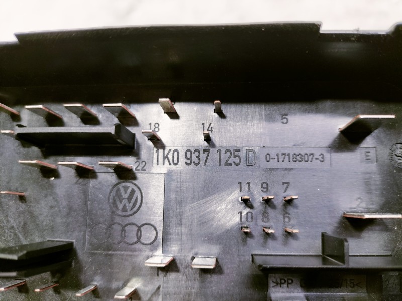 Recambio de caja reles / fusibles para volkswagen golf vi (5k1) advance bluemotion referencia OEM IAM 1K0937629A  