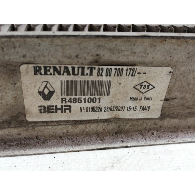 Recambio de intercooler para renault scenic ii authentique referencia OEM IAM 8200700172 R4851001 