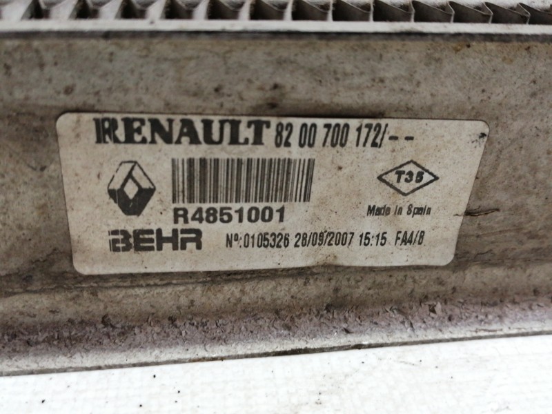Recambio de intercooler para renault scenic ii authentique referencia OEM IAM 8200700172 R4851001 