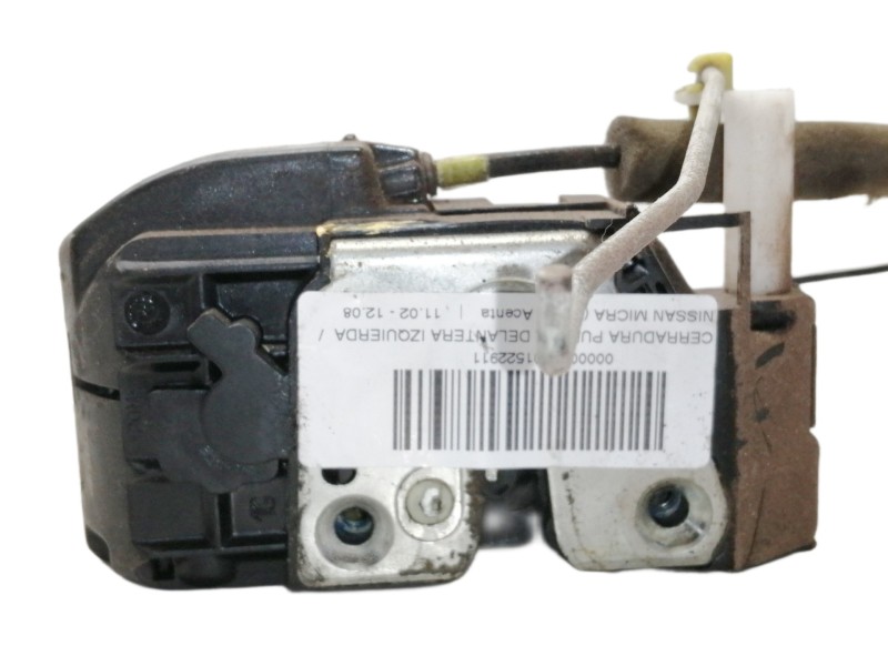 Recambio de cerradura puerta delantera izquierda para nissan micra (k12e) acenta referencia OEM IAM 80501AX111  