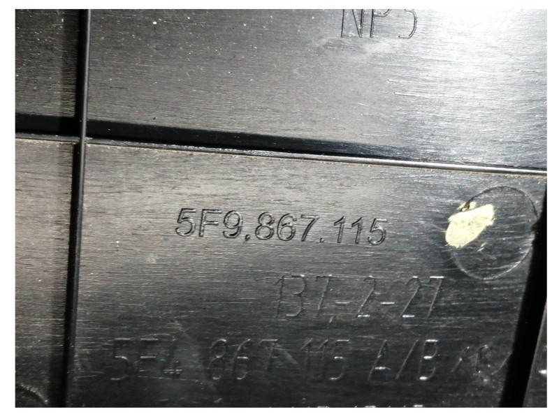 Recambio de guarnecido puerta trasera izquierda para seat leon (5f1) reference referencia OEM IAM 5F9867115  