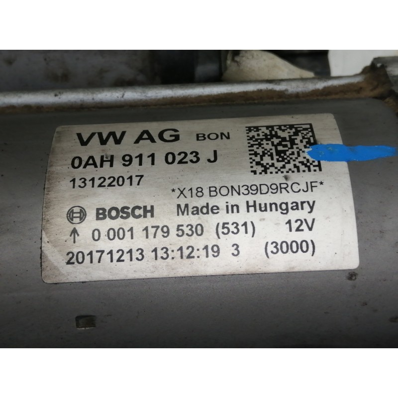 Recambio de motor arranque para seat leon (5f1) reference referencia OEM IAM 0AH911023J 13122017 0001179530