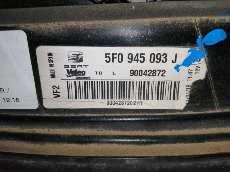 Recambio de piloto trasero izquierdo interior para seat leon (5f1) reference referencia OEM IAM 5F0945093 5F0945093J 