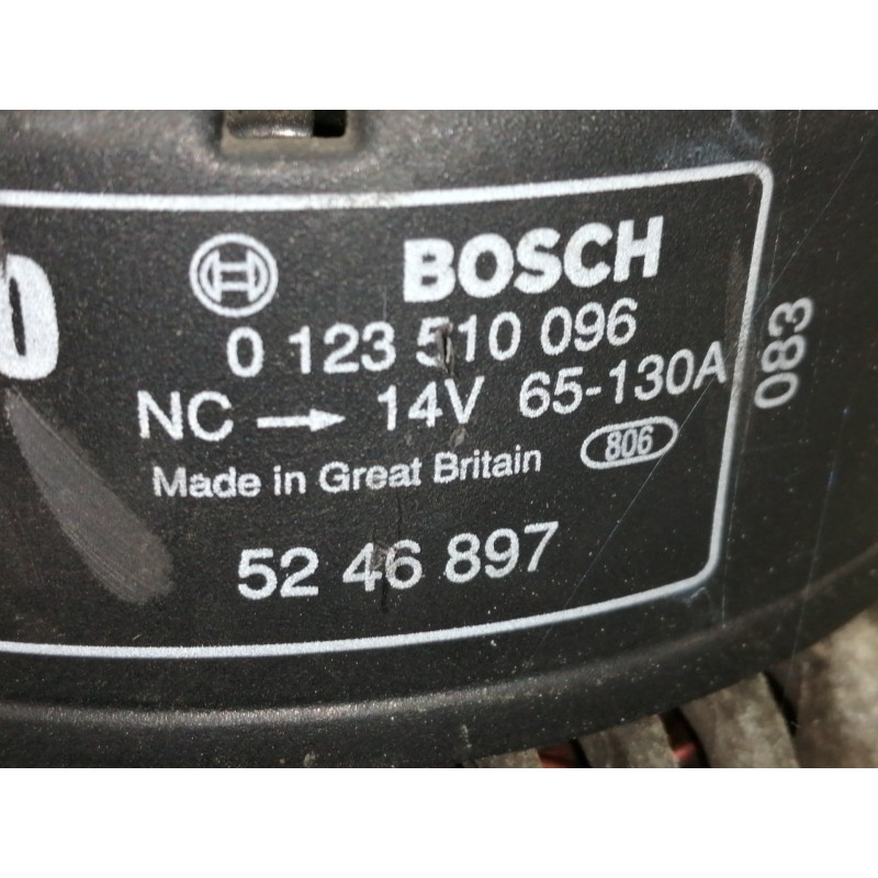 Recambio de alternador para saab 9-3 berlina 2.0 se turbo referencia OEM IAM 0123510096  