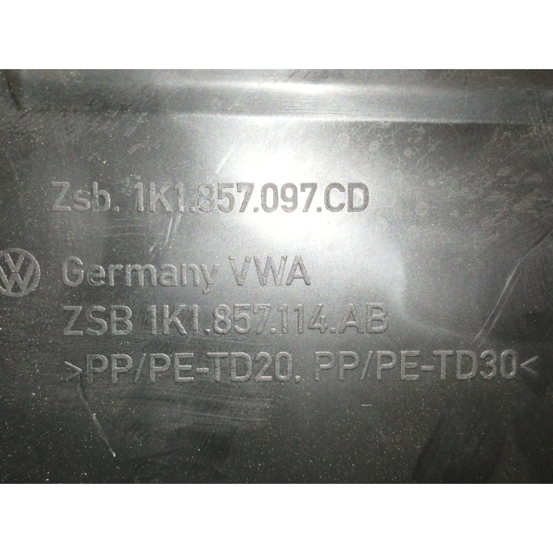 Recambio de guantera para volkswagen golf vi (5k1) advance bluemotion referencia OEM IAM 1K1857290 1355D300465 1K1857097CD