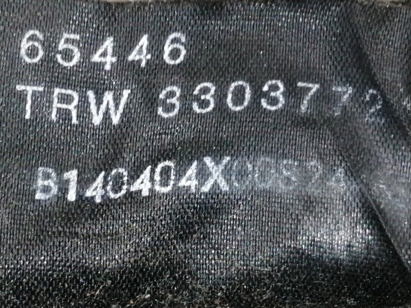 Recambio de cinturon seguridad delantero derecho para opel zafira b cosmo referencia OEM IAM 13122625 B140404X00824 13178666 519