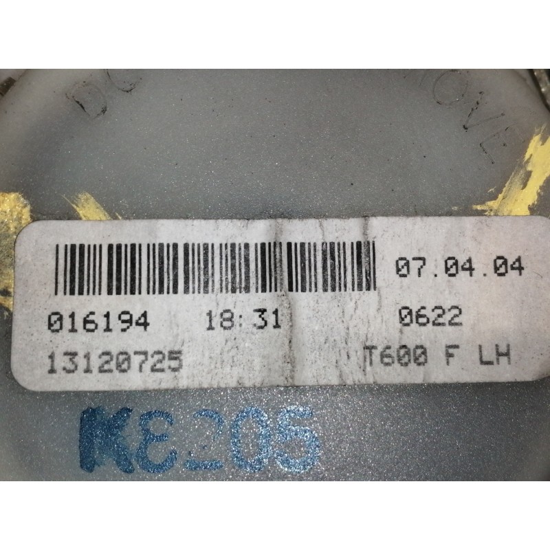 Recambio de cinturon seguridad delantero izquierdo para opel zafira b cosmo referencia OEM IAM 13120725 13178668 5197151 