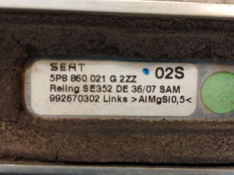 Recambio de barras techo para seat altea xl (5p5) reference referencia OEM IAM 5P8860022G 992680302 /  992670302 5P8860021G