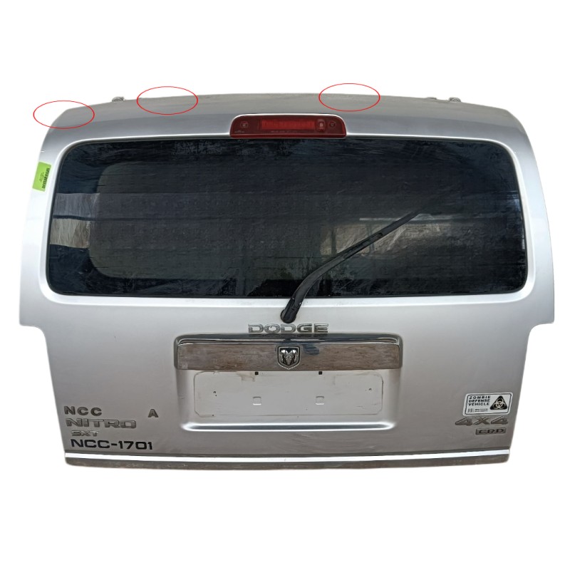 Recambio de porton trasero para dodge nitro 2.8 crd 4wd referencia OEM IAM 553608889AB 892ABV1A 