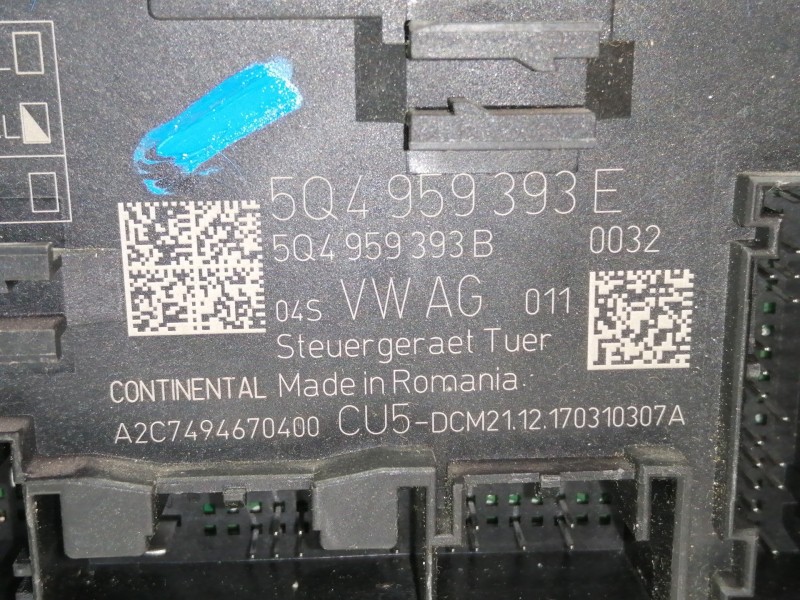 Recambio de modulo confort para seat leon (5f1) reference referencia OEM IAM 5Q4959393E 5Q4959393B 