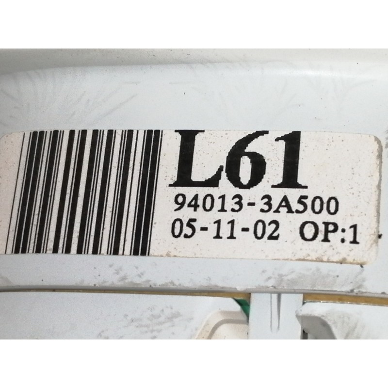 Recambio de cuadro instrumentos para hyundai trajet (fo) 2.0 crdi gls referencia OEM IAM 940133A500  