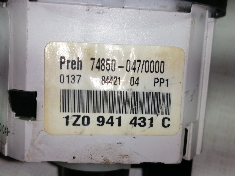 Recambio de mando luces para skoda octavia berlina (1z3) 1.9 tdi referencia OEM IAM 1Z0941431C  
