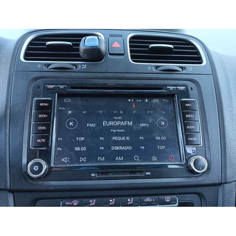 Recambio de sistema audio / radio cd para volkswagen golf vi (5k1) advance bluemotion referencia OEM IAM AD90VW7007 8240L PANTAL