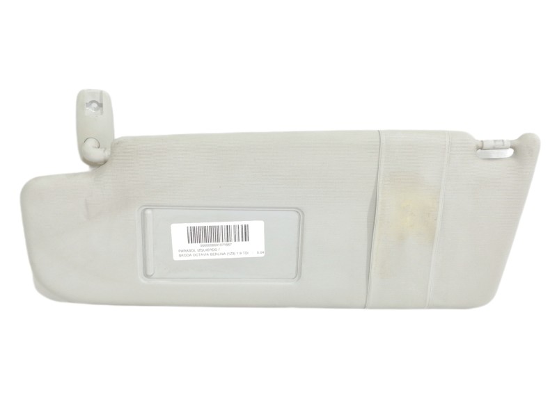 Recambio de parasol izquierdo para skoda octavia berlina (1z3) 1.9 tdi referencia OEM IAM 1Z0857551H  