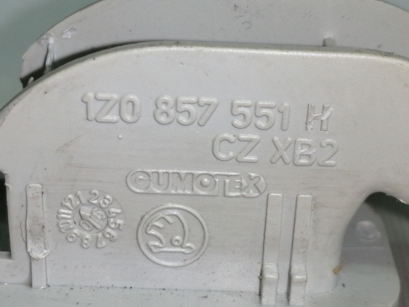 Recambio de parasol izquierdo para skoda octavia berlina (1z3) 1.9 tdi referencia OEM IAM 1Z0857551H  