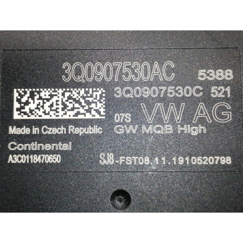 Recambio de modulo electronico para volkswagen golf vii lim. (bq1) advance referencia OEM IAM 3Q0907530AC 3Q0907530C A3C01184706