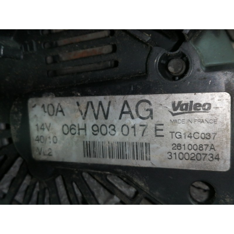 Recambio de alternador para audi tt (8j3/8j9) 2.0 tfsi coupe referencia OEM IAM 06H903017E TG14C037 