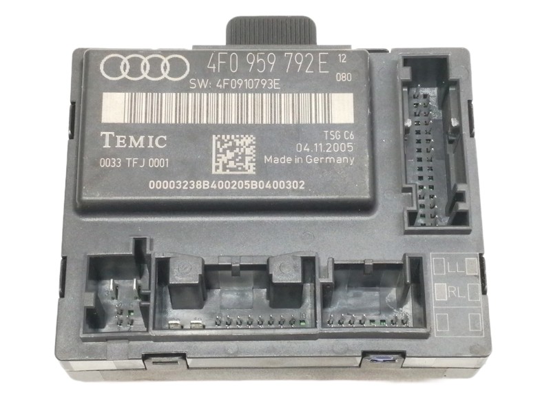 Recambio de centralita cierre para audi a6 berlina (4f2) 2.0 tdi referencia OEM IAM 4F0959792E 4F0910793E 0033TFJ0001 