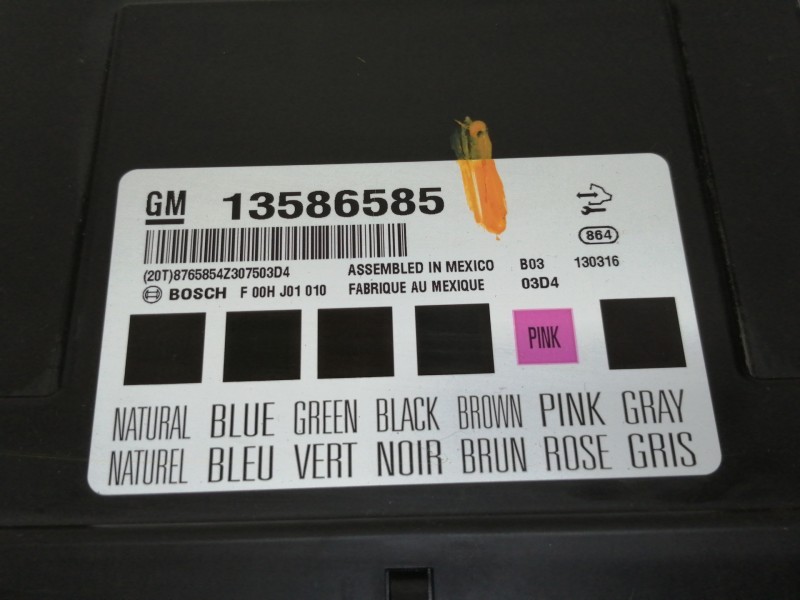 Recambio de modulo electronico para opel insignia sports tourer sport referencia OEM IAM 13586585  