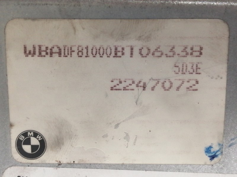 Recambio de centralita motor uce para bmw serie 5 berlina (e39) 525tds referencia OEM IAM 0281001373  