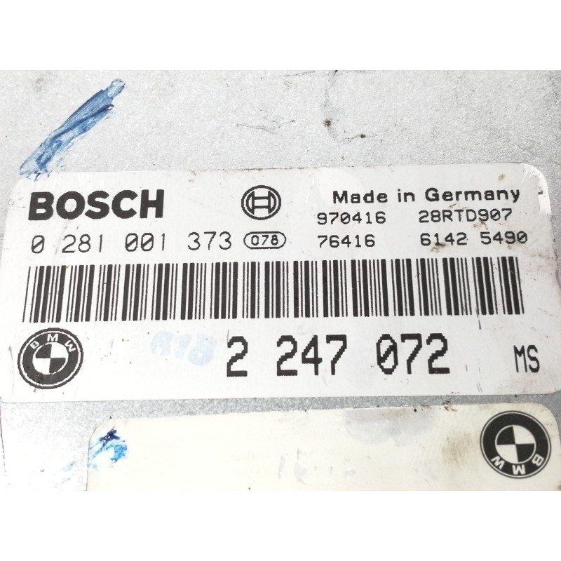 Recambio de centralita motor uce para bmw serie 5 berlina (e39) 525tds referencia OEM IAM 0281001373  