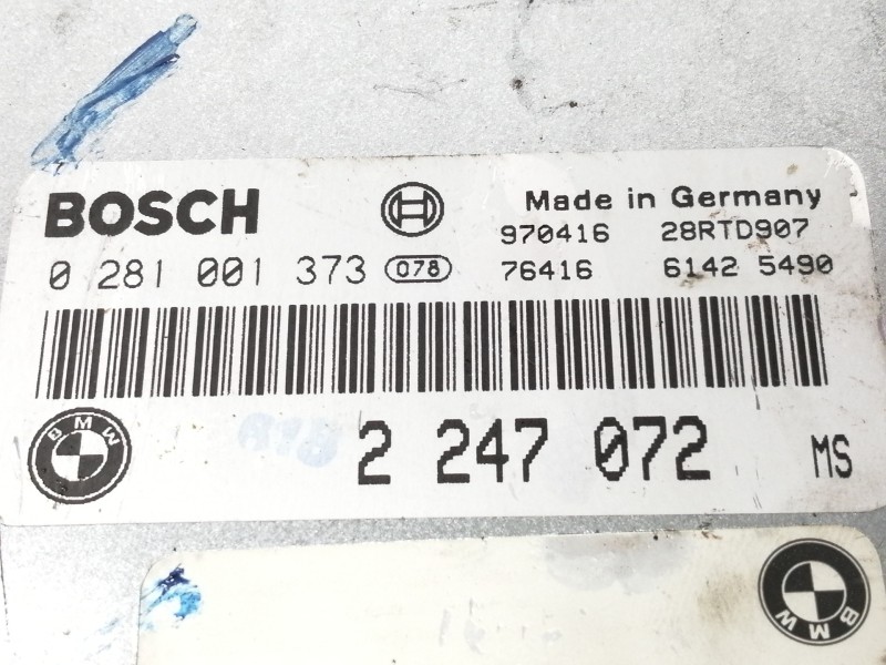 Recambio de centralita motor uce para bmw serie 5 berlina (e39) 525tds referencia OEM IAM 0281001373  